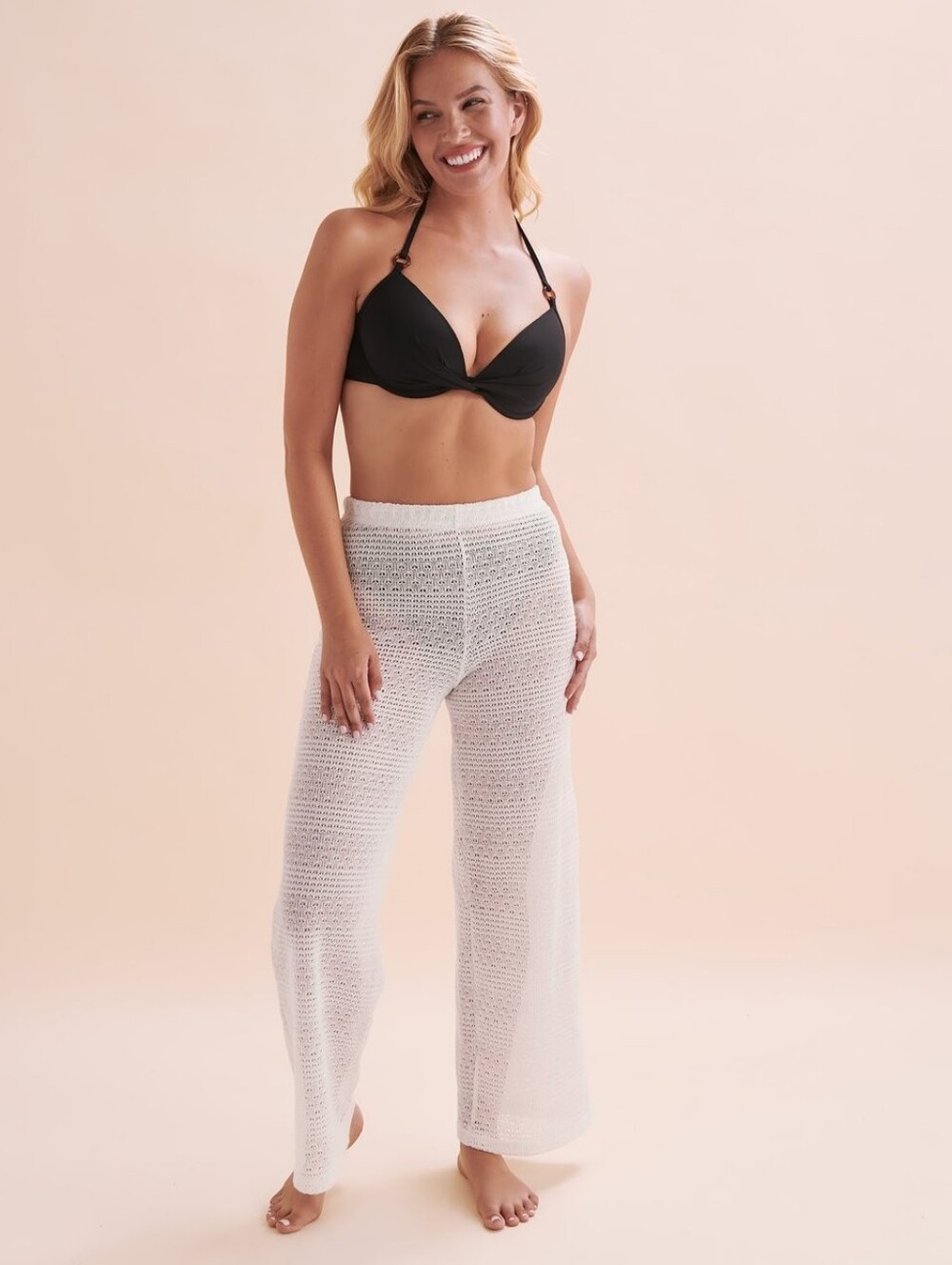 Bikini Village Cover Me High Waisted Moroccan Crochet Cover Up Pants